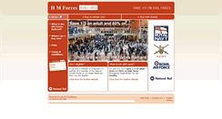 Desktop Screenshot of hmforces-railcard.co.uk